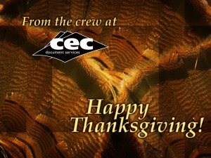 Happy Thanksgiving from CEC